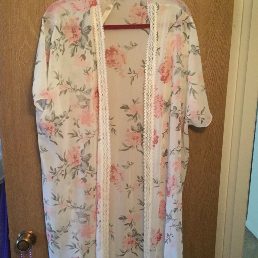 Sheer kimono